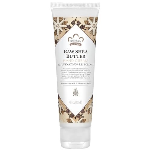 Hand Cream, Raw Shea and Myrrh, 4 Ounce