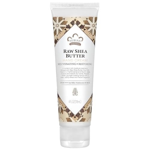 Hand Cream, Raw Shea and Myrrh, 4 Ounce