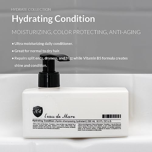 Hydrating Hair Conditioner, Moisturizing Deep Conditioner for Dry, Damaged Hair, 8.5 oz