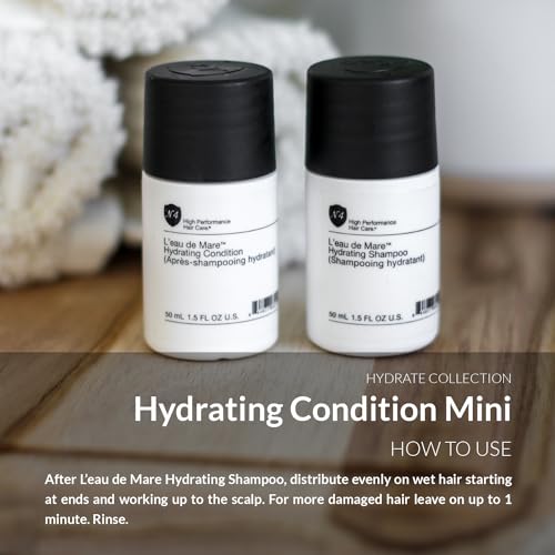 Mini Hydrating Hair Conditioner, Travel Size Moisturizing Deep Conditioner for Dry, Damaged Hair, 1.5 oz