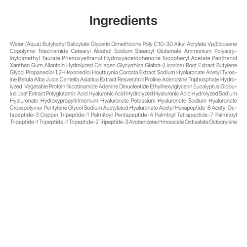 No.9 NAD Sunscreen SPF 50 Anti-Aging Korean Sunscreen 1.69 fl oz