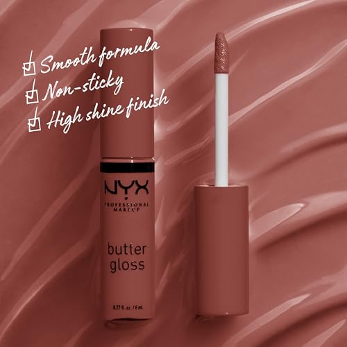 Butter Gloss, Non-Sticky Lip Gloss - Praline (Deep Nude)