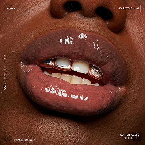 Butter Gloss, Non-Sticky Lip Gloss - Praline (Deep Nude)