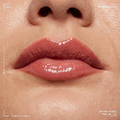 Butter Gloss, Non-Sticky Lip Gloss - Praline (Deep Nude)