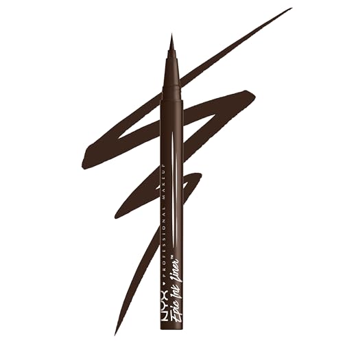 Epic Ink Liner, Waterproof Liquid Eyeliner with Vegan Formula - Dark Chocolate (Dark Brown Matte)