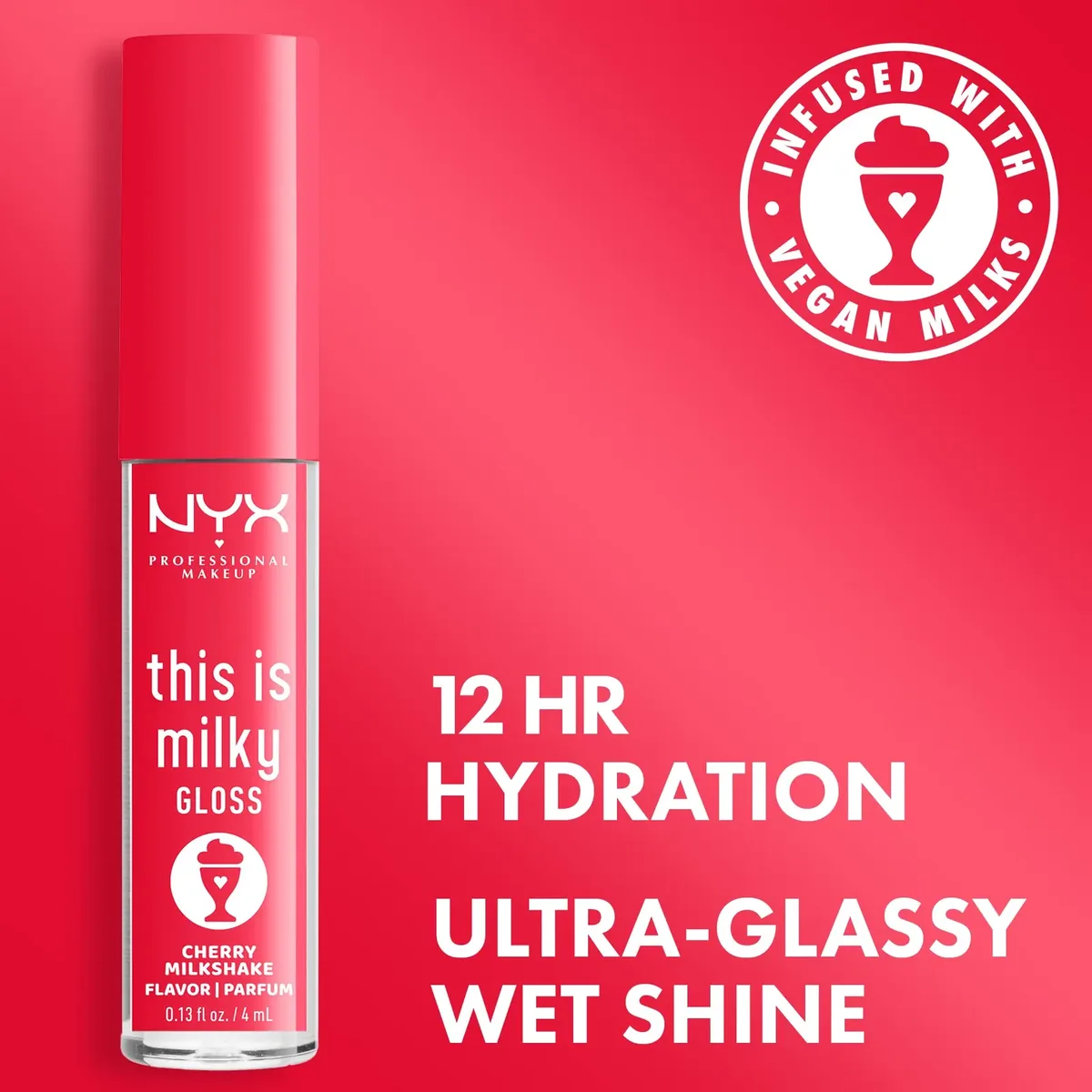 NYX Cherry Milkshake Lip Gloss