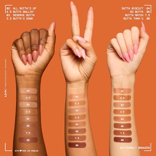 NYX PROFESSIONAL MAKEUP Matte Buttermelt Bronzer, Lo