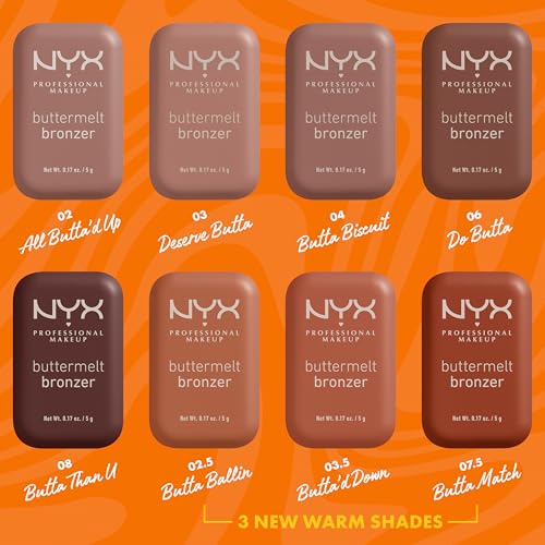 NYX PROFESSIONAL MAKEUP Matte Buttermelt Bronzer, Lo