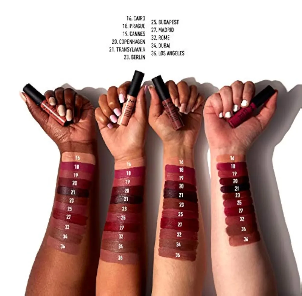 Soft Matte Lip Cream, Lightweight Liquid Lipstick - Cairo (Matte Pure Nude)