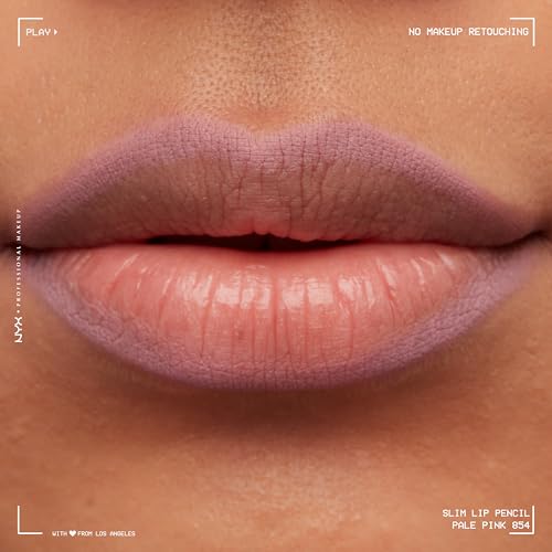 Slim Lip Pencil, Long-Lasting Creamy Lip Liner - Pale Pink