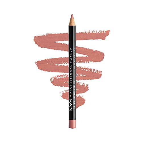 Slim Lip Pencil, Long-Lasting Creamy Lip Liner - Nude Pink