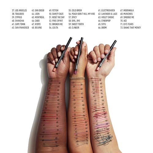 NYX Suede Matte Lip Liner Cold Brew