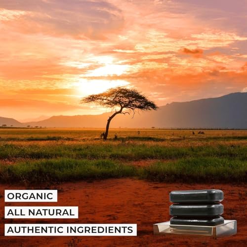 Natural African Black Soap Bar 3 Pack