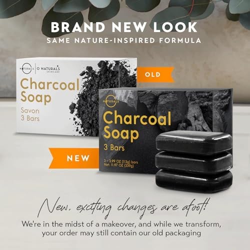 Natural Charcoal Soap Bar 3 Pack