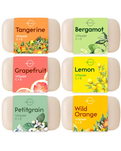 Natural Citrus Soap Bar 6 Pack - Gifts for Women