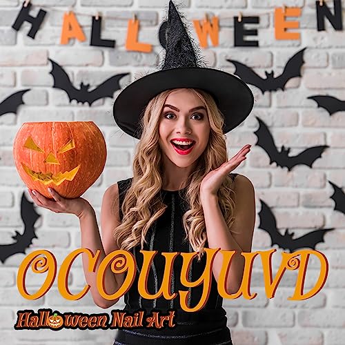 Halloween Press on Nails Almond Medium Length Fake Nails Matte False Nails with Skull Pump
