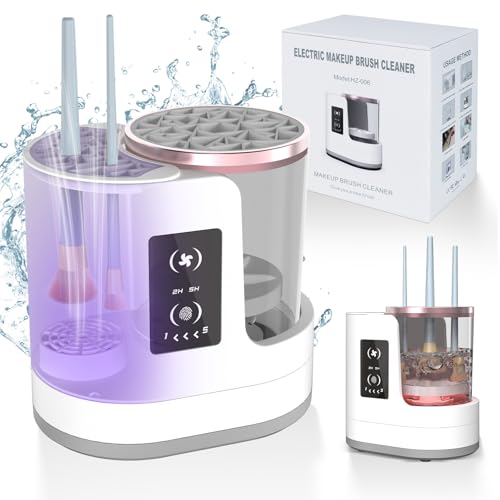 3 in 1 Electric Makeup Brush Cleaner with Dryer and Holder