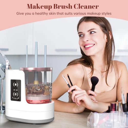 3 in 1 Electric Makeup Brush Cleaner with Dryer and Holder