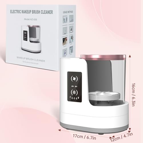 3 in 1 Electric Makeup Brush Cleaner with Dryer and Holder
