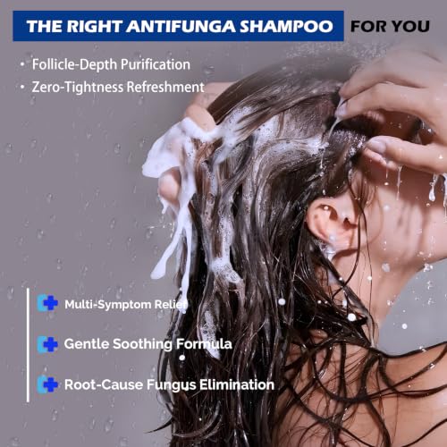 Antifungal Shampoo for Seborrheic Dermatitis, Folliculitis