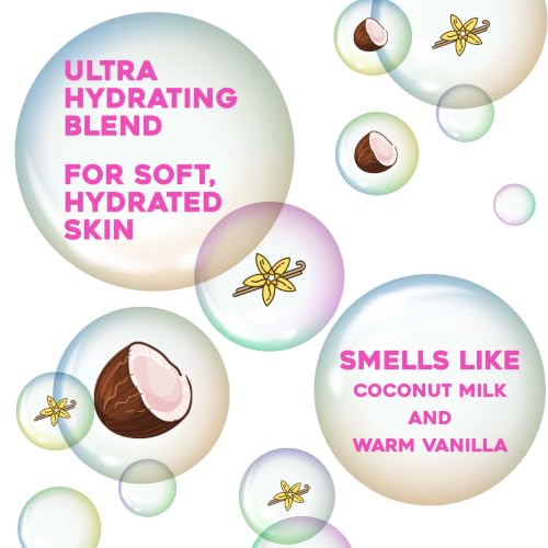 Extra Creamy + Coconut Miracle Oil Ultra Moisture Body Wash, Rich Shower Gel for Dry Skin Infused with Coconut Oil, Body Wash for Women, Sulfate-Free Surfactants, 19.5 fl. oz