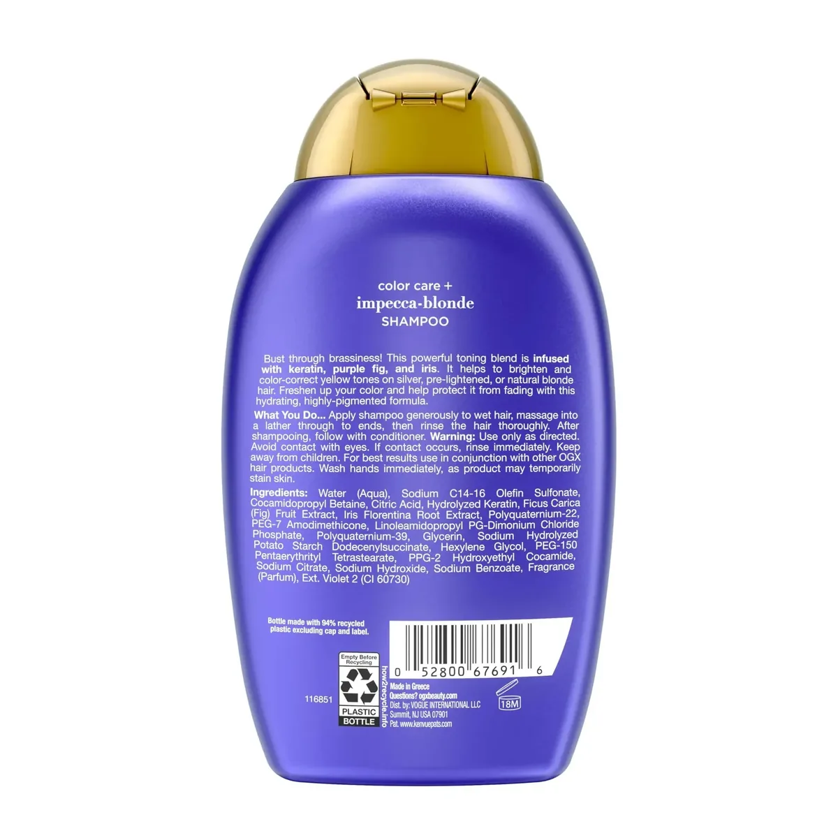 Impecca-Blonde Purple Shampoo