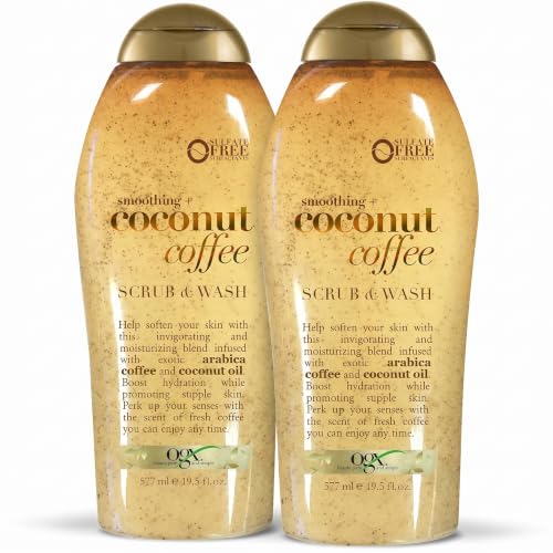 Smoothing + Coconut Coffee Exfoliating Body Scrub with Arabica Coffee & Coconut Oil