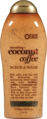 Smoothing + Coconut Coffee Exfoliating Body Scrub with Arabica Coffee & Coconut Oil