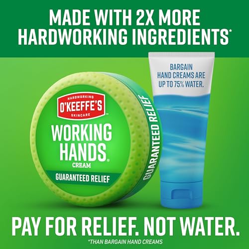 Working Hands Hand Cream, 3 oz Travel Size Tube, 1 Pack