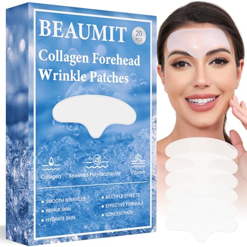 Forehead Wrinkle Patches Overnight 20 pcs with Collagen
