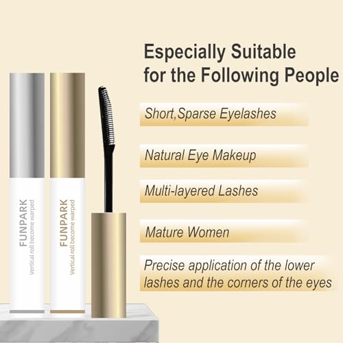 Clear Mascara Primer for Older Women 60 Plus & Fine Short Lash