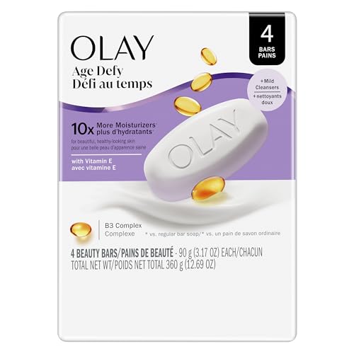 Age Defy Beauty Bar with Vitamin E, 4-Pack