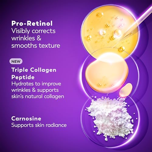 Retinol Night Cream for Women, Anti-Aging Face Moisturizer, Fragrance-Free, Non Greasy