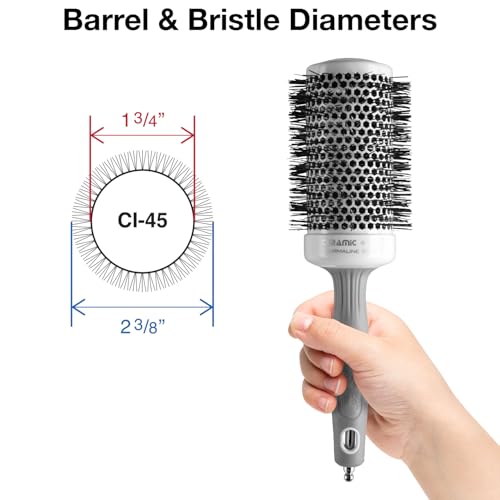 Ceramic + Ion Round Brush 1.75 Inch CI-45