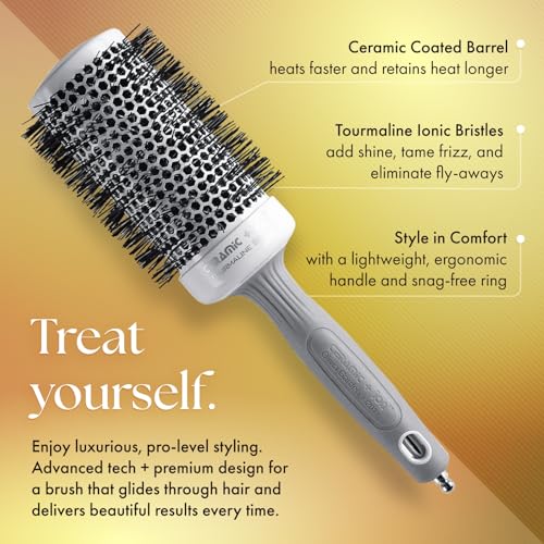 Ceramic + Ion Round Brush 2 1/8 Inch CI-55
