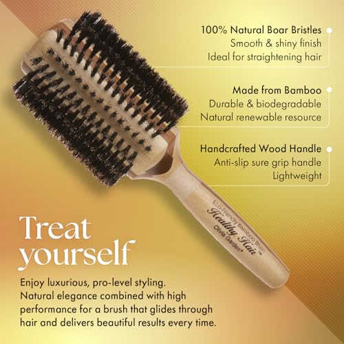 Healthy Hair 100% Boar Round Brush