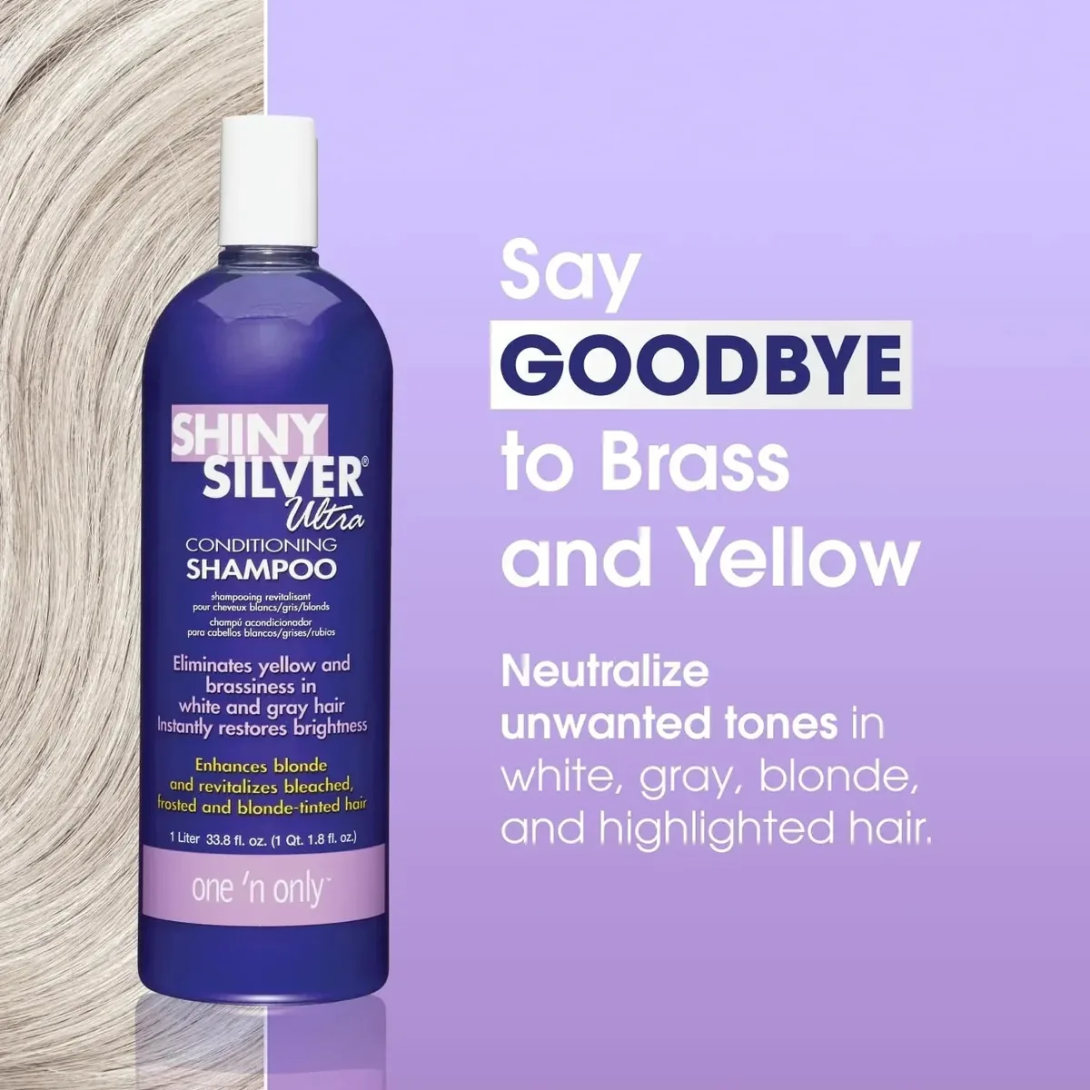 Shiny Silver Purple Shampoo