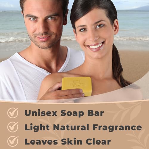 Lemon Sage Dead Sea Salt Exfoliating Soap Bar