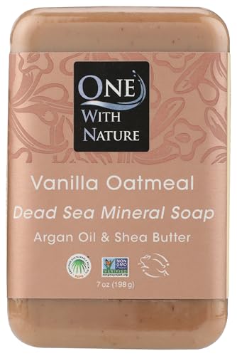 Vanilla Oatmeal Dead Sea Mineral Soap, 7 Ounce Bar