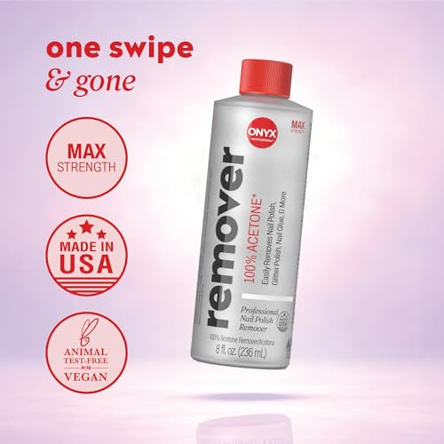 Acetone Nail Polish Remover Kit with Nail File