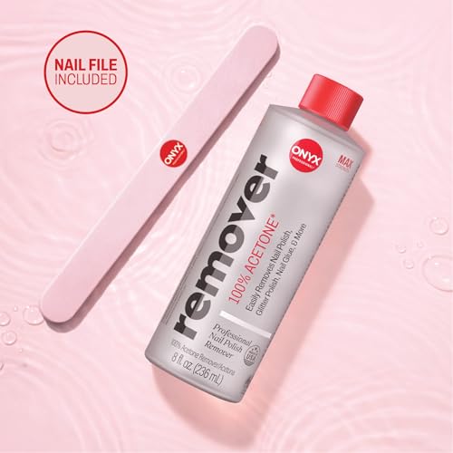 Acetone Nail Polish Remover Kit with Nail File