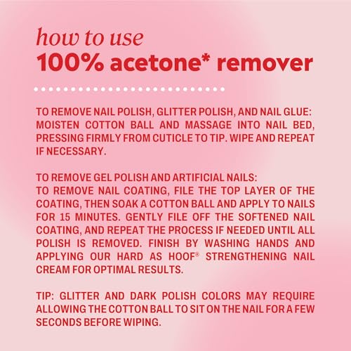 Acetone Nail Polish Remover Kit with Nail File