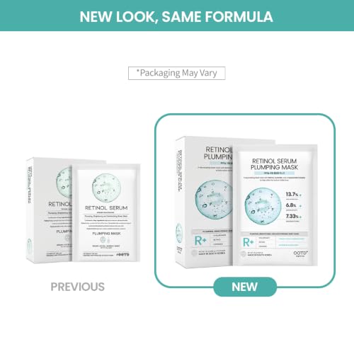 Rejuvenating Retinol Wrinkle Sheet Mask(10-Pack) Korean Facial Masks