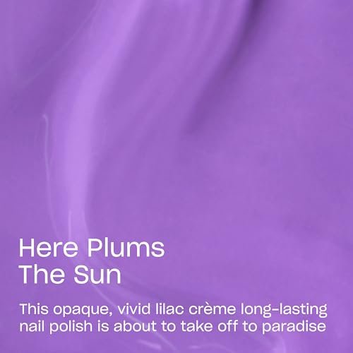 Infiniste Shine Nail Polish Here Plums the Sun