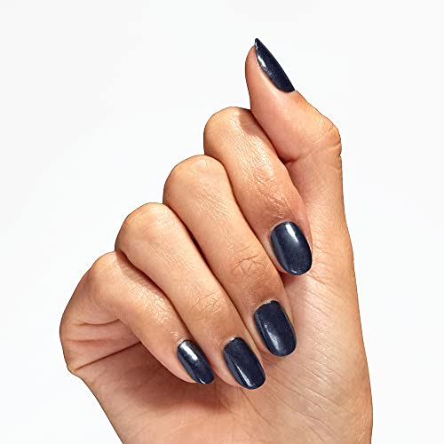 Opaque Dark Blue Nail Polish
