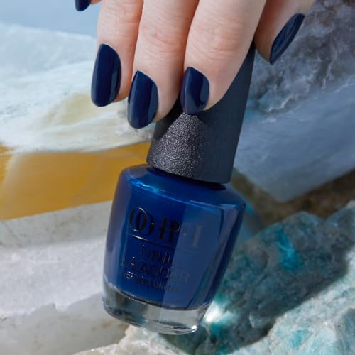 Opaque Dark Blue Nail Polish