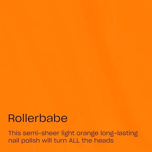 OPI Infiniste Shine Nail Polish Rollerbabe | Opaque Bright Orange Pumpkin
