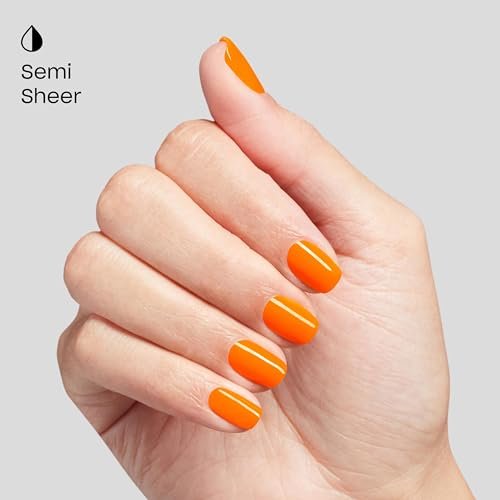 OPI Infiniste Shine Nail Polish Rollerbabe | Opaque Bright Orange Pumpkin