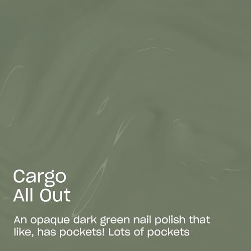 OPI Nail Lacquer Cargo All Out | Opaque Cool Army Green Nail Polish