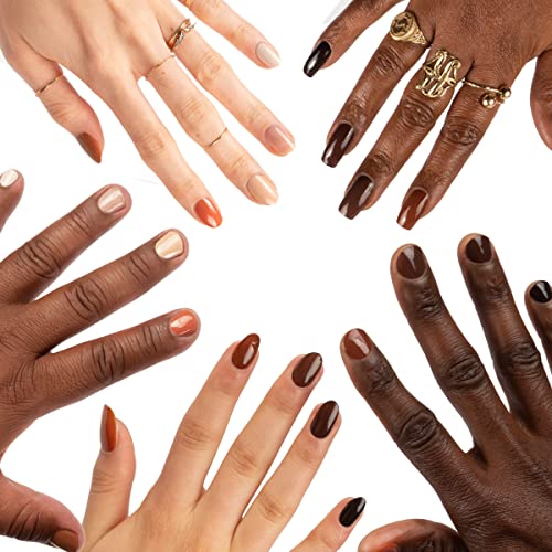 Double Espresso chestnut brown nail polish